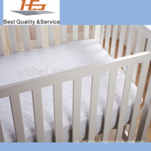 super soft 100% cotton white baby cradle mattress cover